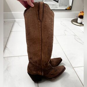 Ariat Brown Leather Heeled Boots